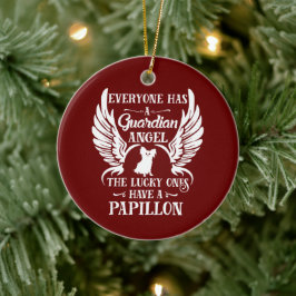 Papillon pet-vogel keramisch ornament