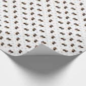 Papillon (Phalene) Geschiedenis ontwerp Cadeaupapier (Hoek)