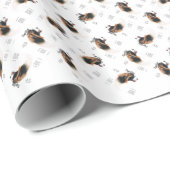 Papillon (Phalene) Geschiedenis ontwerp Cadeaupapier (Rol Hoek)