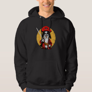 Papillon Pirate Funny Dog Captain Hoodie