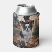 Papillon pompoenen Halloween eng Blikjeskoeler (Blikje Voorkant)