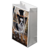 Papillon pompoenen Halloween eng Klein Cadeauzakje (Achterkant Gekanteld)