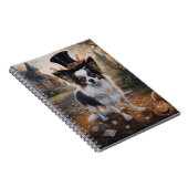 Papillon pompoenen Halloween eng Notitieboek (Rechterzijde)