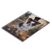 Papillon pompoenen Halloween eng Notitieboek (Linkerzijde)