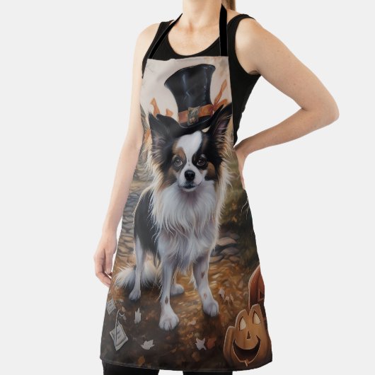 Papillon pompoenen Halloween eng Schort (Insitu)