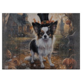 Papillon pompoenen Halloween eng Snijplank (Voorkant)