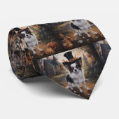 Papillon Pompoenen Halloween Griezelen Stropdas (Opgerold)