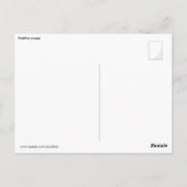 Papillon puppy briefkaart (Achterkant)