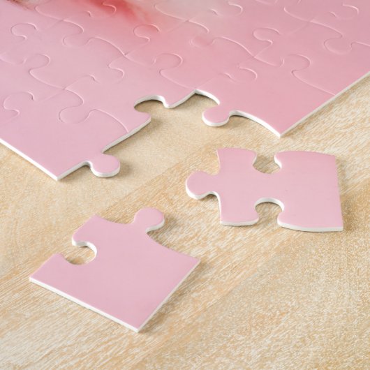 Papillon Puppy Dog Birthday Party Cake Natuur Legpuzzel (Zijkant)