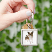 Papillon Puppy Dog sleutelhanger (Hand)