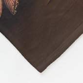 Papillon Puppy Herfst Delight Pompoen Fleece Deken (Hoek)