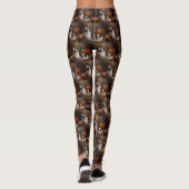Papillon Puppy Herfst Delight Pompoen Leggings (Achterkant)
