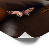 Papillon Puppy Herfst Delight Pompoen Perfect Poster (Hoek)