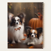 Papillon Puppy Herfst Delight Pompoen Planner (Achterkant)