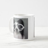 Papillon Puppy Koffiemok (Voorkant links)