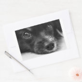 papillon rechthoekige sticker (Envelop)