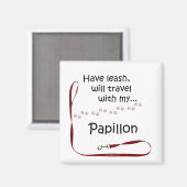 Papillon Reisleiband - Magnet (Voorkant / Achterkant)