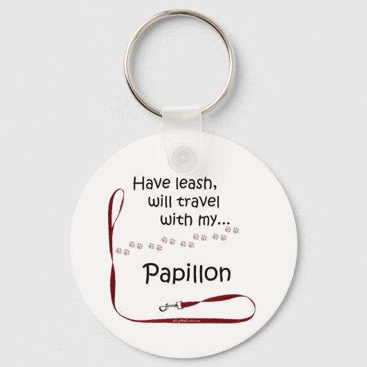 Papillon Reisleiband - Sleutelhanger (Voorkant)