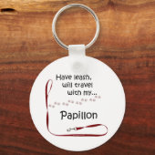 Papillon Reisleiband - Sleutelhanger (Voorkant)