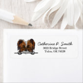 Papillon Return-adres Etiket (Insitu)