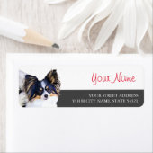 Papillon Return-adreslabel Etiket (Insitu)