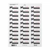 Papillon Return-adreslabel Etiket (Full Sheet)