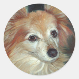 Papillon Ronde Sticker