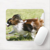 Papillon runnen muismat (Met muis)