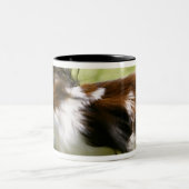 Papillon runnen tweekleurige koffiemok (Center)