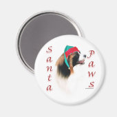 Papillon Santa Paws Magneet (Voorkant / Achterkant)