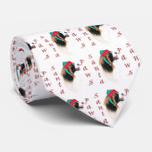 Papillon Santa Paws Stropdas (Opgerold)
