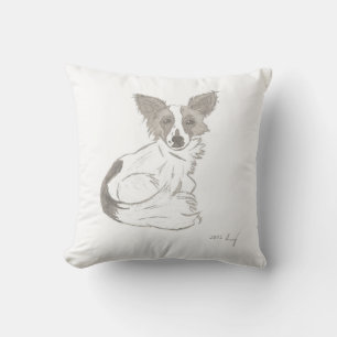 Papillon Schets Kussen