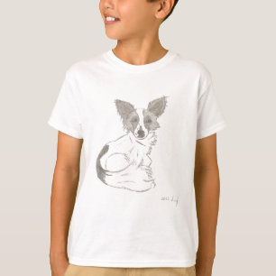 Papillon Schets Overhemden T-shirt