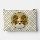 Papillon Schilderij Lemon en White Original Dog Ar Etui (Achterkant)