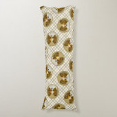 Papillon Schilderij Lemon en White Original Dog Ar Lichaamskussen (Voorkant Verticaal)