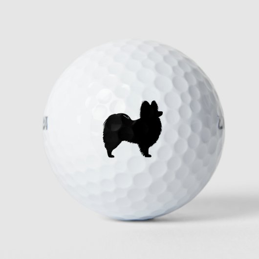 Papillon Silhouette Golfballen (Voorkant)