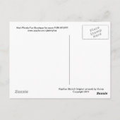 Papillon Sketch Briefkaart (Achterkant)