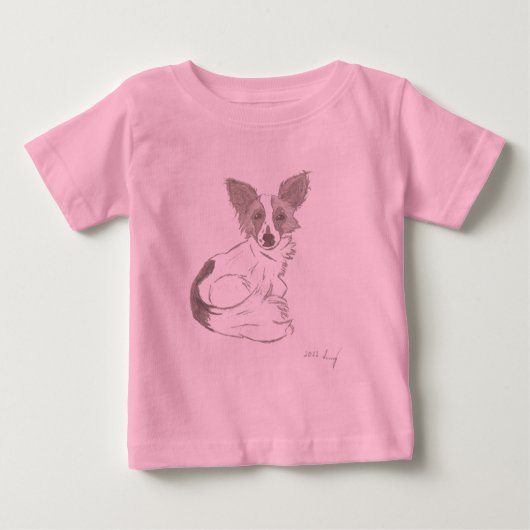 Papillon Sketch Shirten (Voorkant)