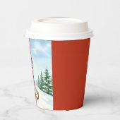 Papillon Sledding, Paper Cups Papieren Bekers (Links)