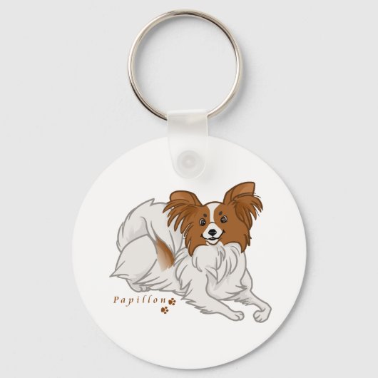 papillon sleutelhanger (Voorkant)