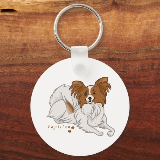 papillon sleutelhanger (Voorkant)