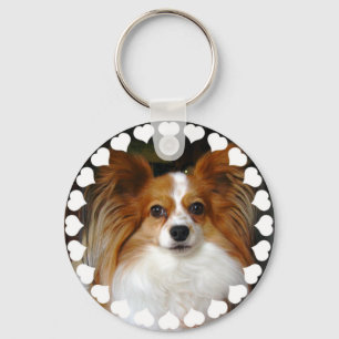 Papillon Sleutelhanger