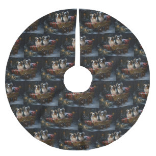 Papillon Sneeuw Slede Kerst Decoratie  Kerstboom Rok