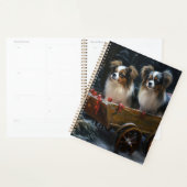 Papillon Sneeuwslee Kerstdecoratie Planner (Display)
