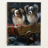 Papillon Sneeuwslee Kerstdecoratie Planner (Voorkant)