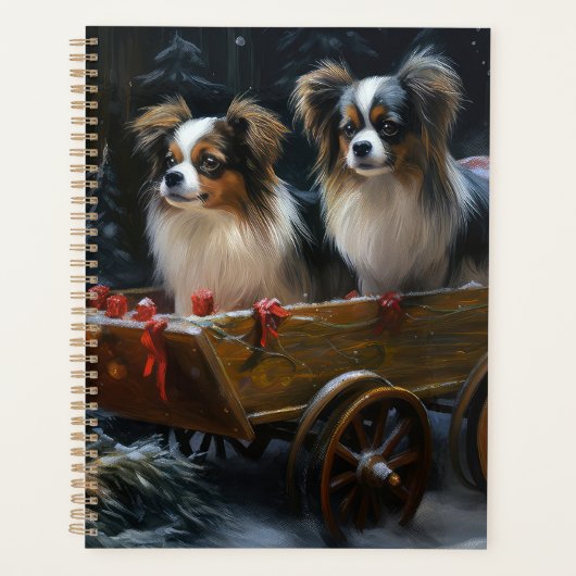 Papillon Sneeuwslee Kerstdecoratie Planner (Voorkant)