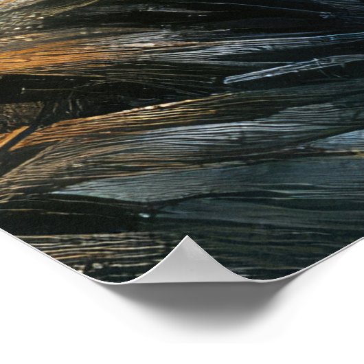 Papillon Sneeuwslee Kerstdecoratie Poster (Hoek)