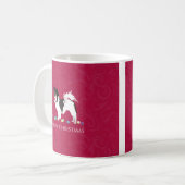 Papillon Speelgoed kerstSilhouette Koffiemok (Voorkant links)