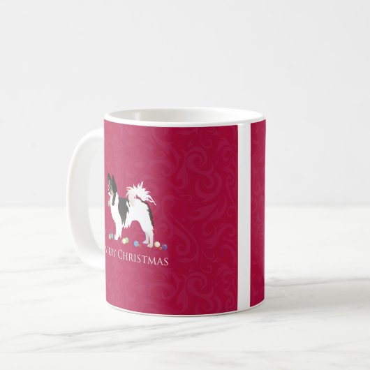 Papillon Speelgoed kerstSilhouette Koffiemok (Voorkant links)