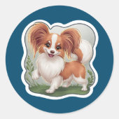 Papillon Sticker (Voorkant)